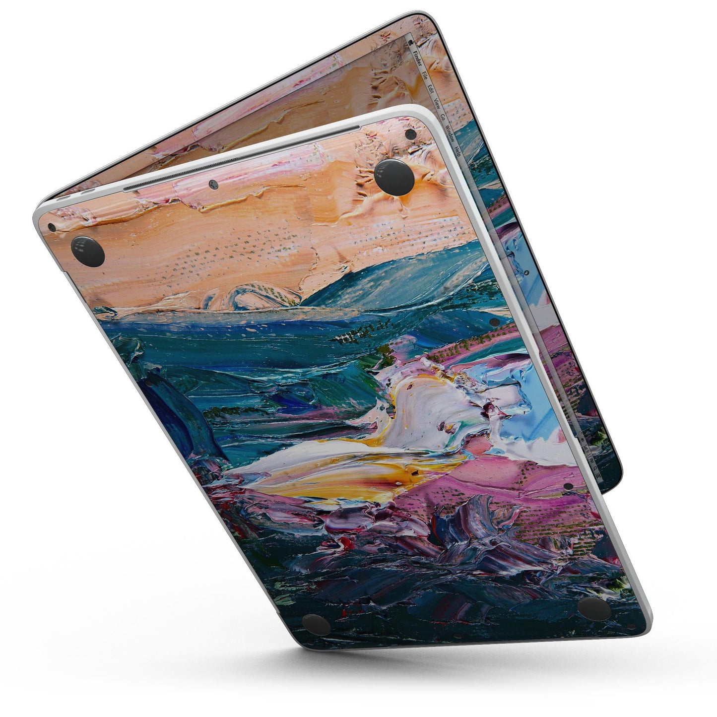 Abstract Oil Strokes - MacBook Pro with Touch Bar Skin Kit