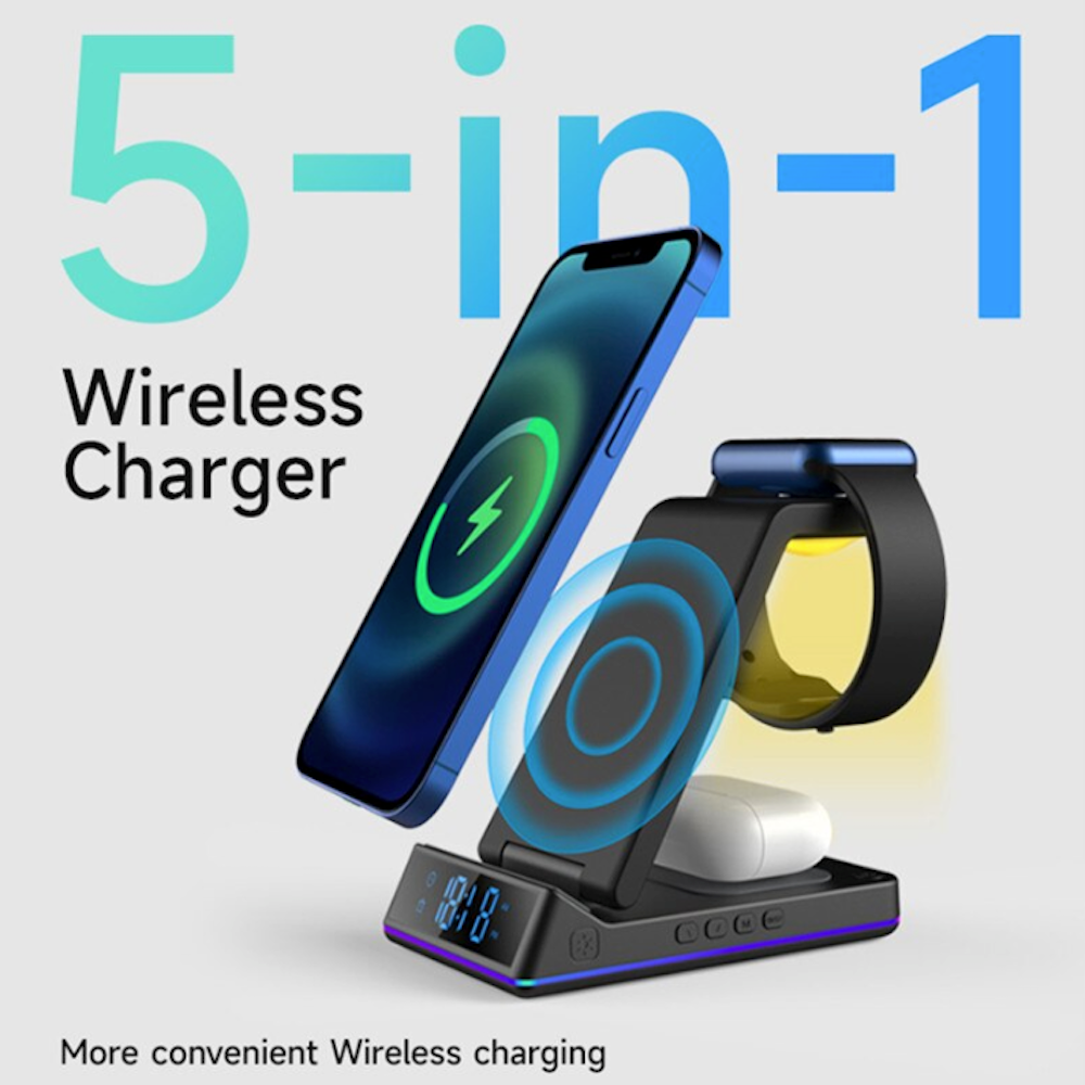 5 in 1 Wireless Charging Station For iPhone