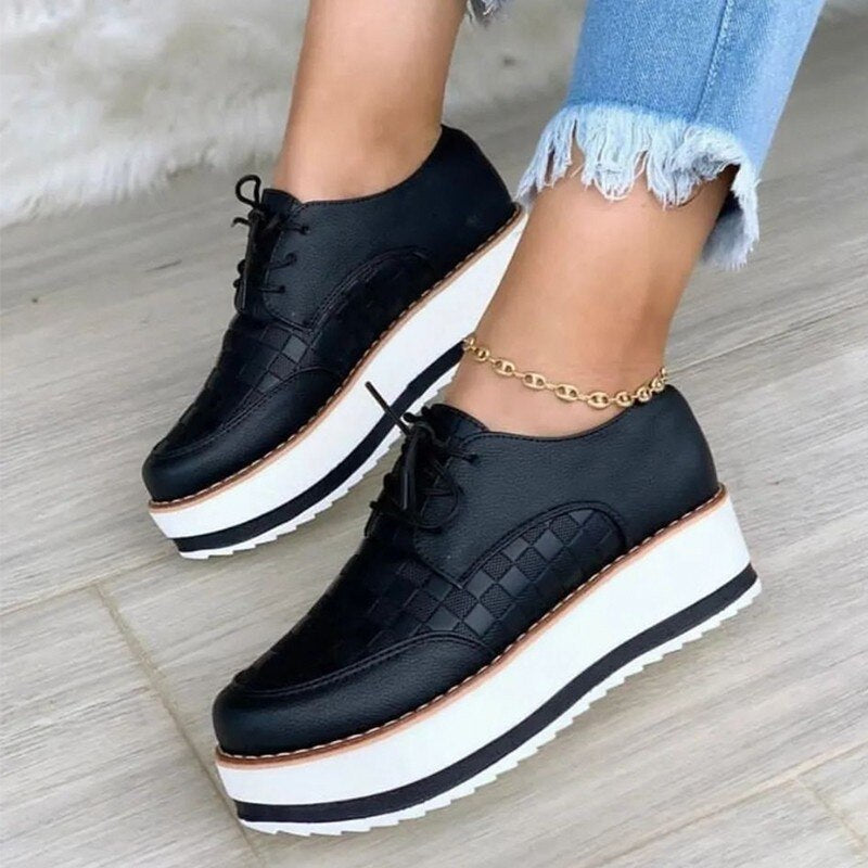 Tennis Thick Sole Vulcanized Shoes Autumn Women's Sneakers